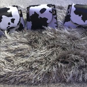 Cow Print Clutches